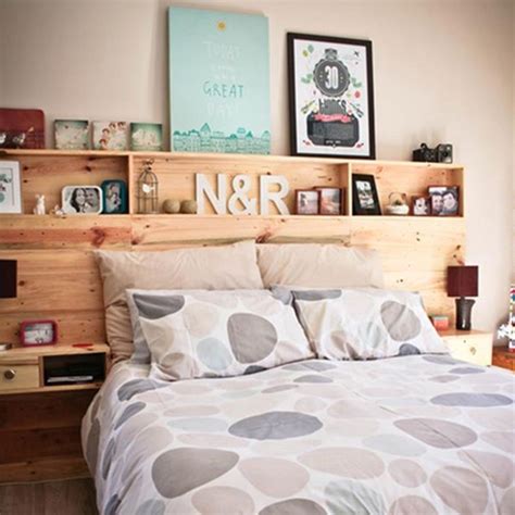 44 Best Stunning DIY Headboard with Shelves Ideas | Headboard with ...