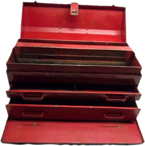 VINTAGE SNAP-ON 2 Drawer Tool Box with Removable Tray $145.00 - PicClick