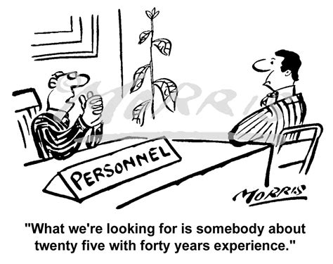 Human Resources Personnel Recruitment cartoon – Ref: 0282bw | Business ...