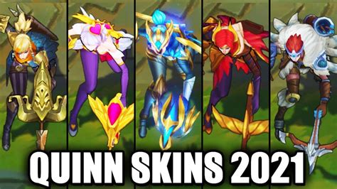 All Quinn Skins Spotlight (League of Legends) - YouTube