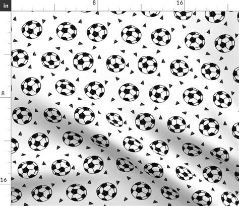 Soccer Ball Fabric Soccer Ball Fabric // Soccer Fabric - Etsy