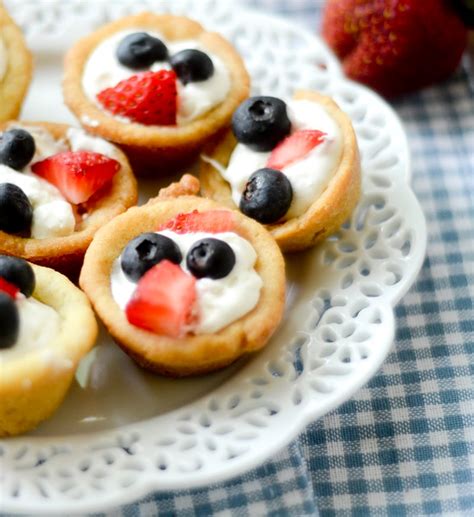 Mini Patriotic Fruit Pizza Cups – Recipe Diaries