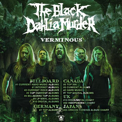 The Black Dahlia Murder enters worldwide charts for new album ...