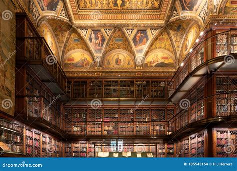 Photo Of Part Of The Interior Of The JP Morgan Library In New York City Editorial Image ...