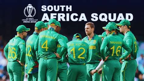 South Africa Team Squad For ICC World Cup 2023