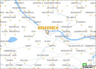 Andernach (Germany) map - nona.net