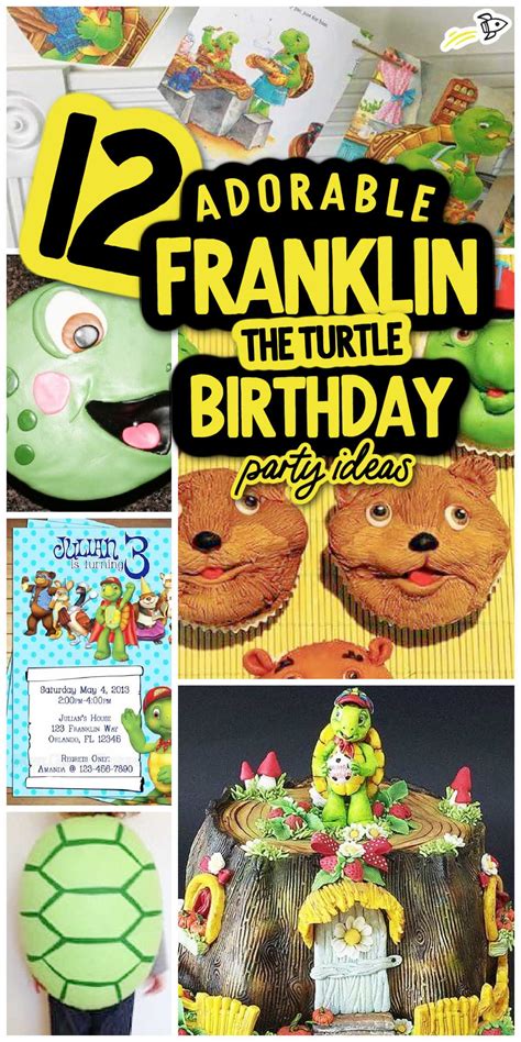 12 Adorable Franklin The Turtle Birthday Party Ideas - Spaceships and Laser Beams