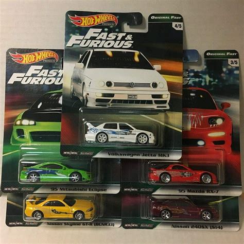 Amazon.com: Hot Wheels 2019 Fast & Furious Premium B Release 5 CAR Set: Toys & Games | Hot ...