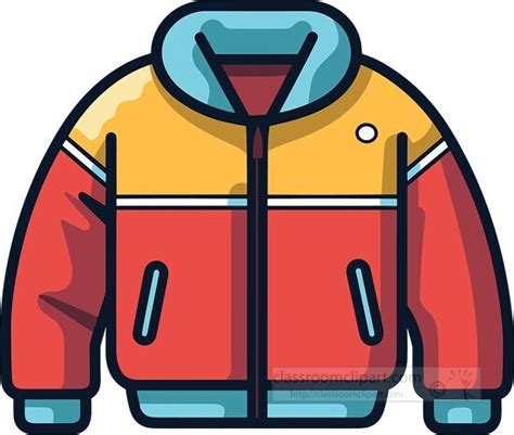 Fashion Clothing Clipart-boys winter jacket icon clip art