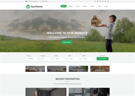 Real Estate Premium HTML Templates for June 2017 | GT3 Themes