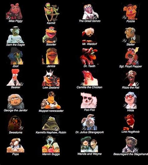 Muppets | The muppets characters, The muppet show, Muppets