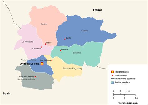 Andorra in map and data - World in maps