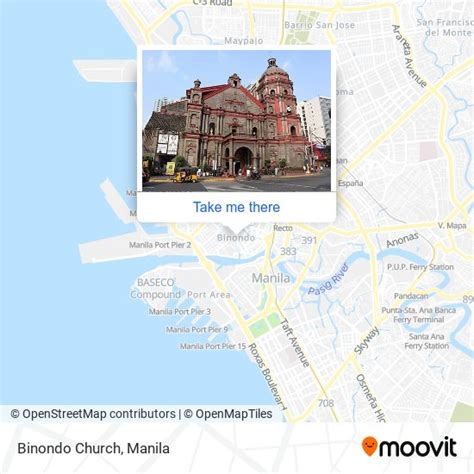 How to get to Binondo Church in Manila by bus or train?