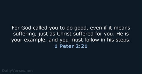 1 Peter 2:21 - Bible verse (NLT) - DailyVerses.net