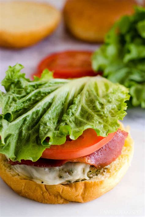 Baked Turkey Burgers - EASY Turkey Club Burger Recipe