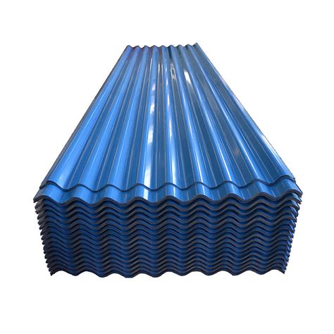 China Blue Corrugated prepainted Gi roofing Sheet for Afrcia factory and manufacturers | Zhanzhi