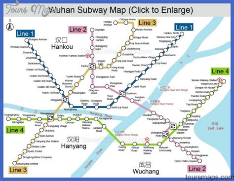 Wuhan Metro Map - Map - Travel - Holiday - Vacations