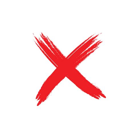 grunge red cross on white background 7625251 Vector Art at Vecteezy