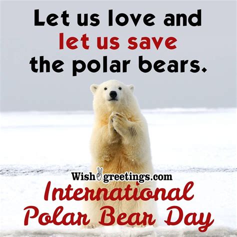 International Polar Bear Day Messages - Wish Greetings