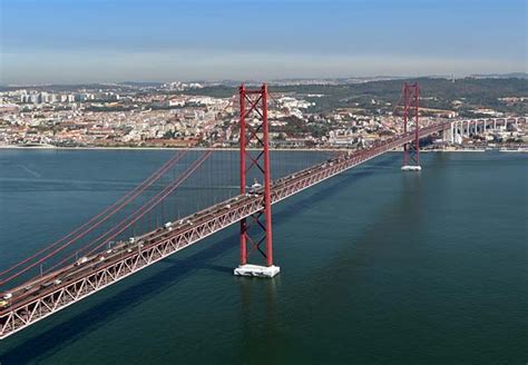 The Ponte 25 de Abril, Lisbon suspension bridge