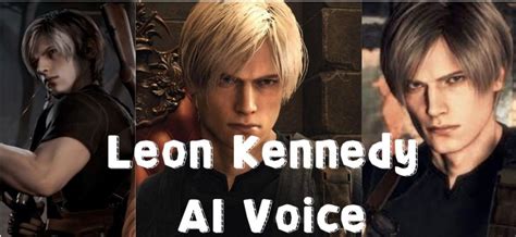 Get Leon Kennedy AI Voice with TTS and Voice Cloning [free]