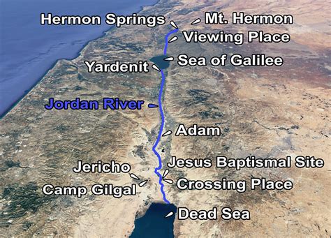 Jordan River Overview: See All Its Sites of Interest | HolyLandSite.com