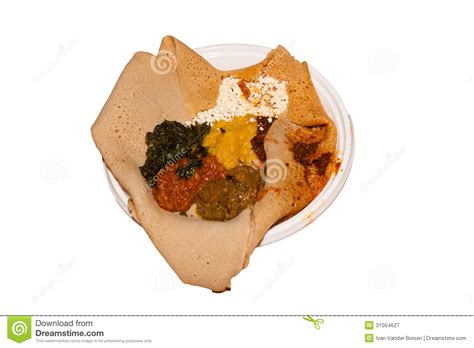 Ethiopian Dish: Injera stock image. Image of eritrea - 31054627