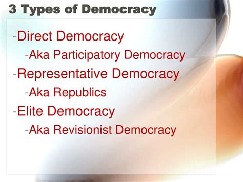 PPT - Theories of Democracy PowerPoint Presentation, free download - ID ...