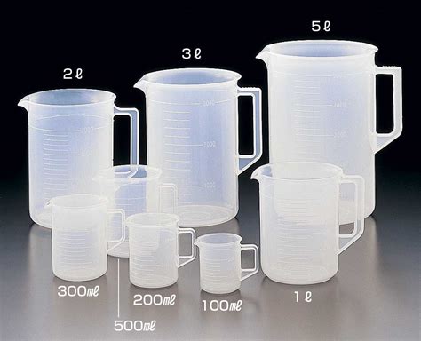 Polypropylene Beaker with handle : Plastic Beakers | Sanplatec | Science Lab equipment, Lab ...