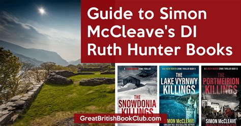 Simon McCleave's DI Ruth Hunter "Snowdonia Mysteries" Book Series in ...