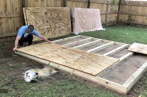 How to Build a Shed Floor Base (DIY Step-by-Step Guide) - AT Improvements