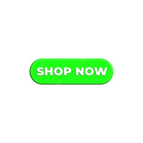 3d Simple Green Shop Now Button, Button, Shop Now, Shop PNG and Vector ...