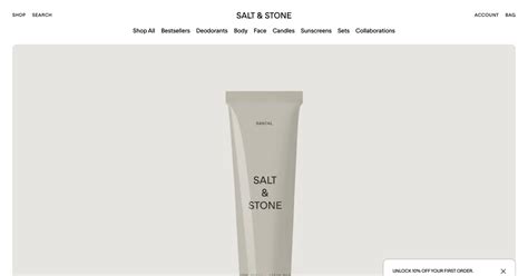 Salt and Stone - Landing Page Inspiration | Landing Gallery