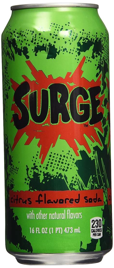 Amazon.com : Surge Soda 16oz Can (One Single CAN Only) : Grocery & Gourmet Food