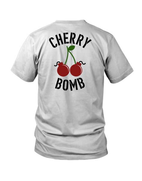 Cherry Bomb Black Logo Tee - Be Undaunted; Wear What Matters