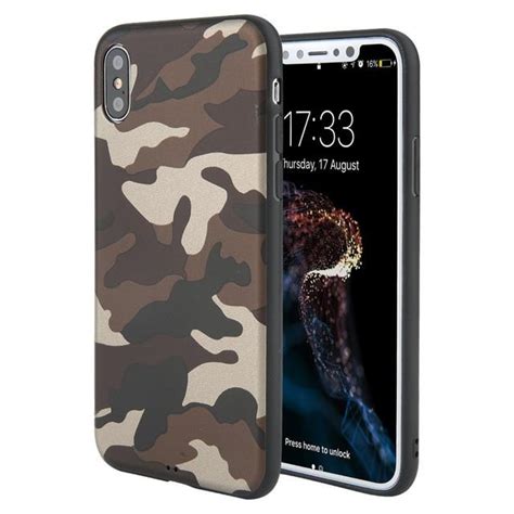 Army Green Camouflage Soft TPU Silicon Case For iPhone