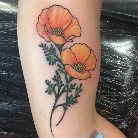 101 Amazing California Poppy Tattoo Ideas You Need To See! | Outsons ...