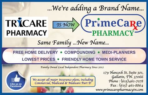 PRIMECARE PHARMACY - Updated December 2024 - 179 Hancock St, Gallatin ...