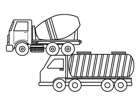 Tanker Truck Coloring Pages — Coloring Pages to Print