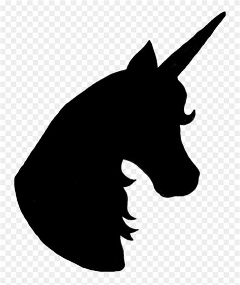 unicorn head silhouette clipart 10 free Cliparts | Download images on ...