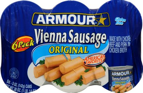 Armour Vienna Sausage 6 Pack, 28.5 oz - Ralphs