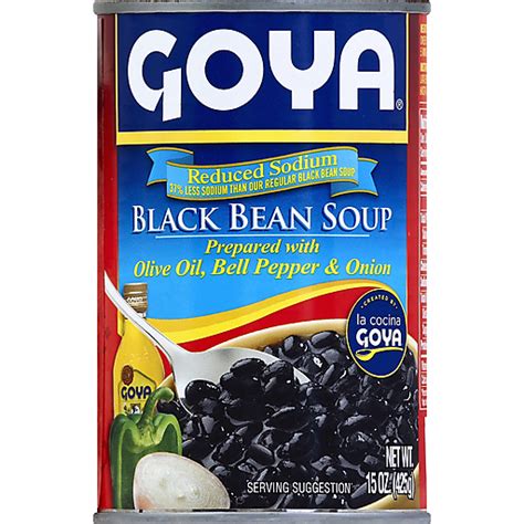 Goya Black Bean Soup Reduced Sodium | Hispanic | Foodtown