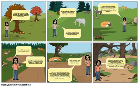 Wildlife Conservation Storyboard by a194b5ec