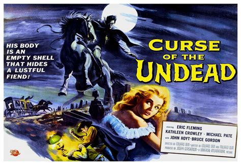 Curse of the Undead (1959) | Horror movie posters, Horror movies, Undead