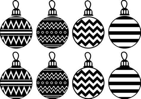 Christmas Ornaments 2 Vector, Christmas Vector, Santa Vector 10352737 ...