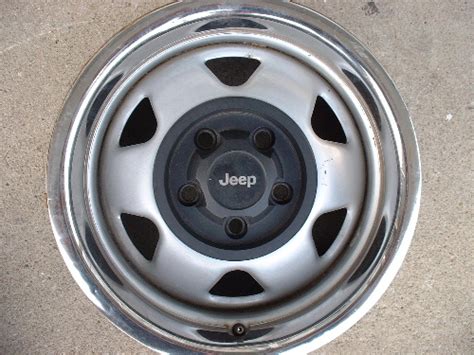 Jeep factory original steel wheels, rims winter, snow, replacement ...