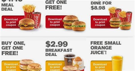 Mcdonalds Printable Coupons May 2018