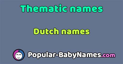 Dutch names