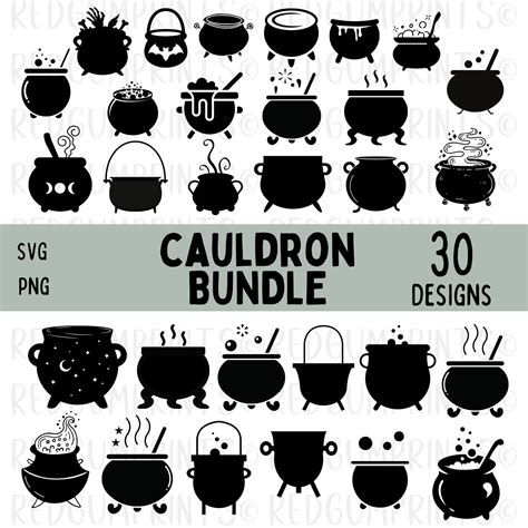 Witches Cauldron Svg - Etsy