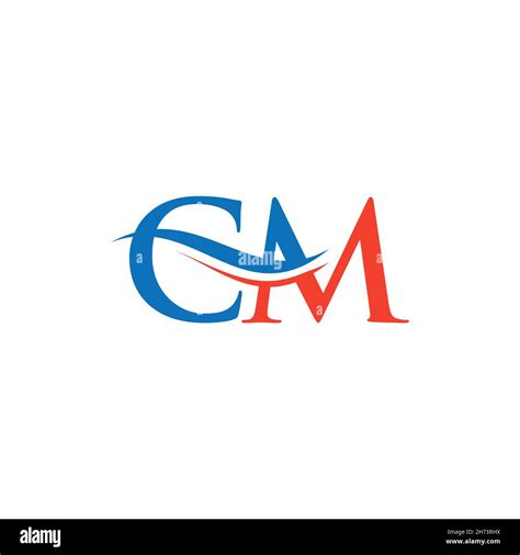 CM Logo design vector. Swoosh letter CM logo design Stock Vector Image & Art - Alamy